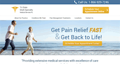 Desktop Screenshot of njpaindoctors.net